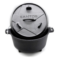 Holenderski piec 3,7 litra (4,5 Qt) z nóżkami, SANTOS 897061