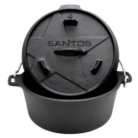 Dutch Oven 4,3 litra bez nóżek, SANTOS 896545