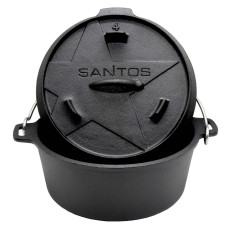 Dutch Oven 4,3 litra bez nóżek, SANTOS 896545
