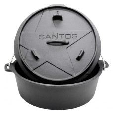 Dutch Oven 5,7 litra bez nóg, SANTOS 897078