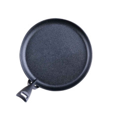 Patelnia z żeliwa w zestawie z tacką i uchwytem, Ø 22cm, SANTOS 896231