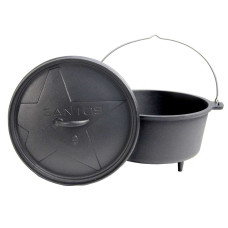 Dutch Oven z nogami, ok. 8,5 litra, SANTOS 897634