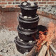 Dutch Oven z nogami, ok. 8,5 litra, SANTOS 897634