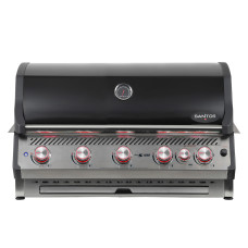 Grill do zabudowy z podświetleniem LED na przyciskach, Free S-510 Black, SANTOS 960391