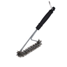 2-głowicowa szczotka do grilla ze stali nierdzewnej 33 cm, SANTOS 890284