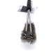 2-głowicowa szczotka do grilla ze stali nierdzewnej 33 cm, SANTOS 890284