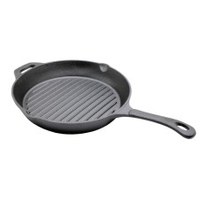 Patelnia grillowa z żeliwa, Ø 29,5 cm, SANTOS 897153