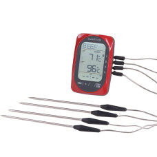 Smart BBQ Termometr, sterowanie za pomocą aplikacji - 4 czujniki temperatury, Bluetooth, SANTOS 899027
