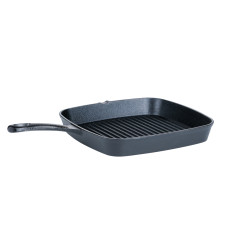 Żeliwna patelnia grillowa, 23 x 23 cm, SANTOS 897641