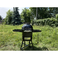 Grill stalowy węglowy w kształcie jaja GRILLI 400001