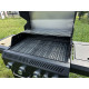 Grill Gazowy 4-Palnikowy z Kuchenką Boczną i Deską do Krojenia GRILLI 400013