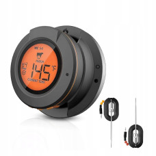 Cyfrowy termometr Bluetooth do grilla z dwoma czujnikami GRILLI 555501