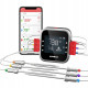 GRILLI SONDA DO TERMOMETRU BLUETOOTH AIDMAX 2 SZTUKI CZUJNIK MIĘSA STAL 300C 555502