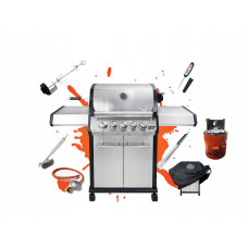 Grill gazowy Premium Senator Pro-32 z systemem BBQ Block Fire GRILLI 700377