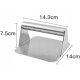 Prasa do hamburgerów ze stali nierdzewnej 14*14*7 cm GRILLI 777120