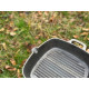 Żeliwna patelnia grillowa 33x26 cm GRILLI 777199
