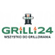 Emaliowana patelnia żeliwna 35x25x4 cm GRILLI 777207