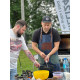 Fartuch Combi dżins skóra kanwas GRILLI 777444