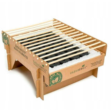 Grill jednorazowy ekologiczny węglowy naturalny bezwonny 1h 30x22cm 777528