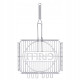 Ruszt do grillowania stal nierdzewna 1.5mm 42x32cm GRILLI 777767