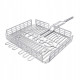 Ruszt do grillowania stal nierdzewna 1.5mm 42x32cm GRILLI 777767