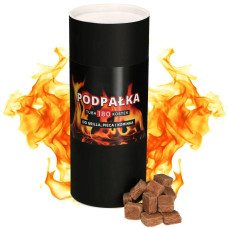 Rozpałka podpałka premium do kominka grilla pieca 180 szt ekologiczna naturalna w tubusie 777826