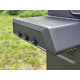 Grill gazowy 3-palnikowy z odlewaną aluminiową komorą paleniskową i składanymi półkami bocznymi GRILLI 777855