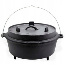 Garnek żeliwny 6qt Dutch Oven 5,7L na nóżkach SANTOS 897085