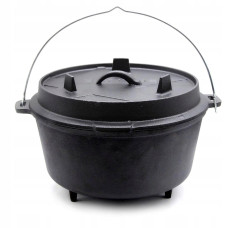 Garnek żeliwny 9qt Dutch Oven 8,5L na nóżkach SANTOS 897108