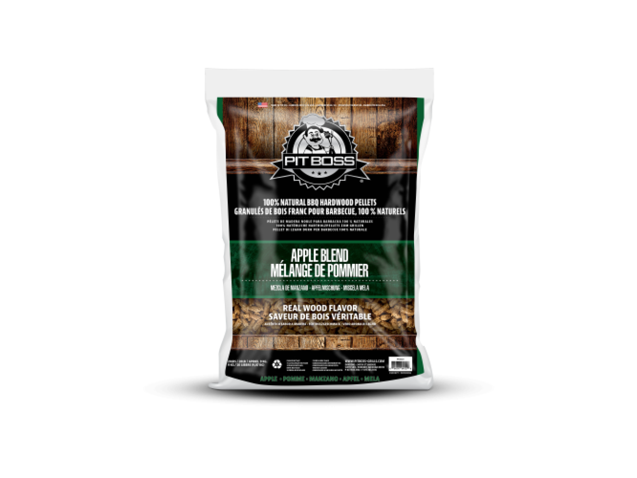 Pellet do grillowania, mix jabłek, z drewna liściastego, 9kg., Pit Boss 55233