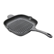 Kwadratowa patelnia grillowa z żeliwa, 29 x 29 cm SANTOS 897139