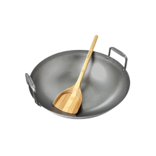 Wok do grilla ze stali węglowej z bambusową szpatułką Big Green Egg 120779